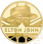 1 Unze Goldmünze Music Legends - Elton John 2020 polierte Platte