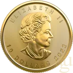 1/4 Unze Goldmünze Maple Leaf 2022
