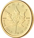 1/4 Unze Goldmünze Maple Leaf 2023