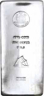 15 Kilogramm Silberbarren