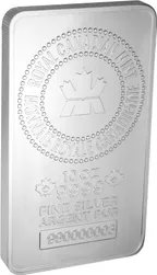 10 Unzen Silberbarren Royal Canadian Mint