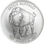 1 Unze Silbermünze Sioux Indian 2015
