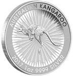 1 Unze Silbermünze Australien Känguru