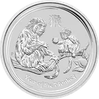 10 Kilogramm Silbermünze Australien Lunar II Affe 2016