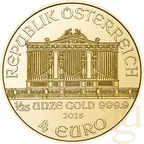 1/25 Unze Goldmünze Wiener Philharmoniker 2025
