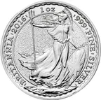 1 Unze Silbermünze Britannia 2016