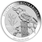10 Unzen Silbermünze Australien Kookaburra 2016