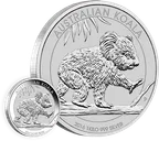 1 Unze Silbermünze Australien Koala 2016