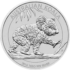 1 Kilogramm Silbermünze Australien Koala 2016