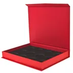 Lunar II Münzbox rot für 12x 0,5oz Silbermünze