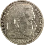 5 Reichsmark Silbermünze Hindenburg