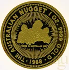 Australien Nugget Bicentennial Proof Set 1988 - polierte Platte