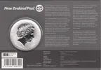 1 Unze Silbermünze Neuseeland Kiwi 2009 in Blisterkarte