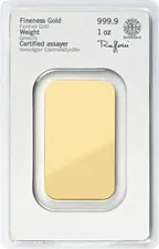 31,1 Gramm Goldbarren Heraeus