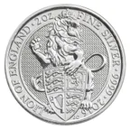 2 Unzen Silbermünze Queens Beasts Lion 2016