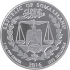 1 Unze Silbermünze Somaliland Affe 2016