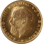 20 Mark Goldmünze Ludwig III König von Bayern