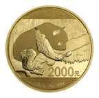 150g Goldmünze China Panda 2016 - proof