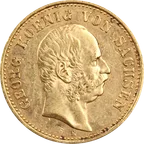 20 Mark Goldmünze Georg von Sachsen