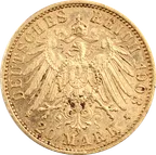 20 Mark Goldmünze Georg von Sachsen