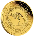 1 Kilogramm Goldmünze Australien Känguru 2017