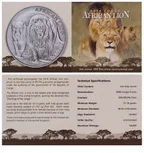 1 Unze Silbermünze Afrika Kongo Löwe 2016