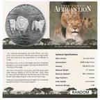 10 Unzen Silbermünze Afrika Kongo Löwe 2016