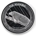 1 Unze Silbermünze Fiji Iguana 2016