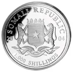 1 Unze Silbermünze Somalia Elefant 2004