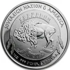 1 Unze Silbermünze Sioux Indian 2016