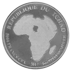 1 Unze Silbermünze Afrika Tschad Löwe 2017