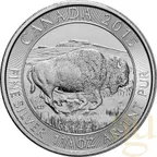 1,25 Unze Silbermünze Kanada Bison 2015