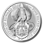 2 Unzen Silbermünze Queens Beasts Griffin 2017