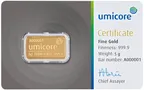 5 Gramm Goldbarren Umicore