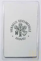 31,1 Gramm Platinbarren Heraeus