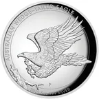 5 Unzen Silbermünze Australien Wedge Tailed Eagle 2015 High Relief - polierte Platte