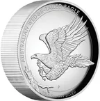 5 Unzen Silbermünze Australien Wedge Tailed Eagle 2015 High Relief - polierte Platte