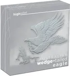5 Unzen Silbermünze Australien Wedge Tailed Eagle 2015 High Relief - polierte Platte