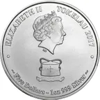 1 Unze Silbermünze Tokelau Barracuda 2017
