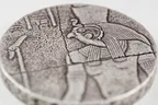 2 Unzen Silbermünze Republic of Tschad Horus 2016