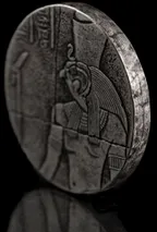 2 Unzen Silbermünze Republic of Tschad Horus 2016