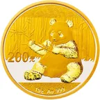 15 Gramm Goldmünze China Panda 2017