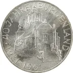 25 Schilling Silbermünze Republik Österreich