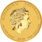 1 Kilogramm Goldmünze Australien Lunar II Hund 2018