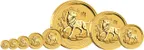 1/10 Unze Goldmünze Australien Lunar II Hund 2018