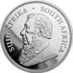 1 Unze Silbermünze Krügerrand 2019 teilvergoldet