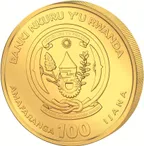 1 Unze Goldmünze Ruanda Lunar Hund 2018