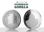 1 Kilogramm Silbermünze Afrika Kongo Silberrücken Gorilla 2017