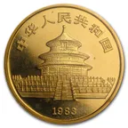 1 Unze Goldmünze China Panda 1983