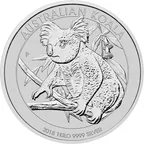 1 Kilogramm Silbermünze Australien Koala 2018